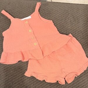 Rachel Zoe Coral Kids Matching Set